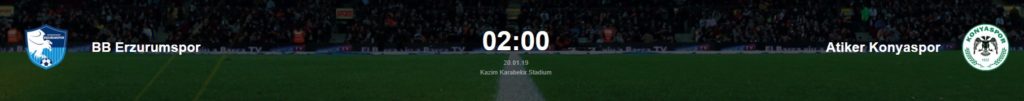 BB ERZURUMSPOR ATİKER KONYASPOR CANLI İZLE