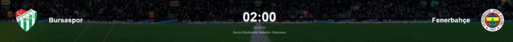 BURSASPOR FENERBAHÇE CANLI İZLE