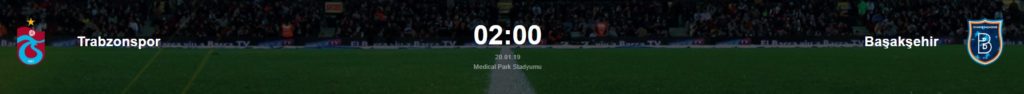 TRABZONSPOR BAŞAKŞEHİR CANLI İZLE