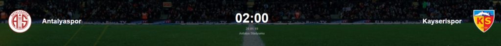 ANTALYASPOR KAYSERİSPOR CANLI İZLE