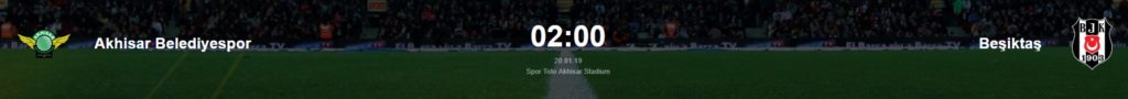 AKHİSAR BELEDİYESPOR BEŞİKTAŞ CANLI İZLE